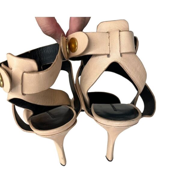 Alexander Wang Sonja Bandage Pumps Nude Pointed Toe Size 40 US 10 Heels - Picture 6 of 16